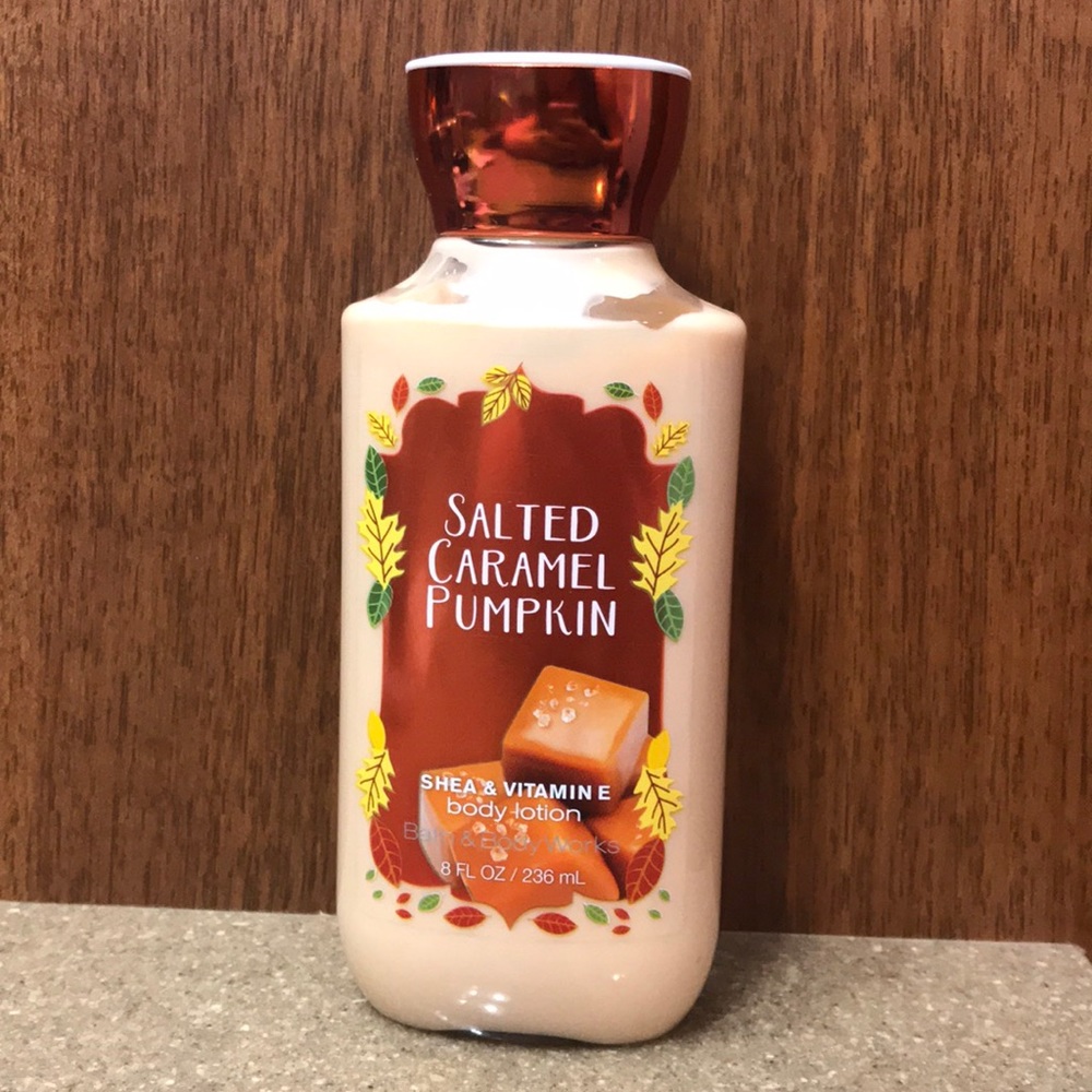 Bath and Body Works lotion- Salted Caramel Pumpkin